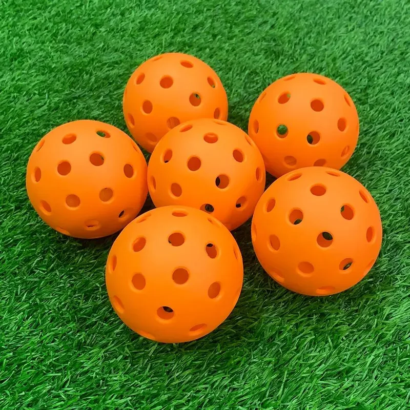 40-Hole Injection-Molded TPE Outdoor Pickleball – detail view 6