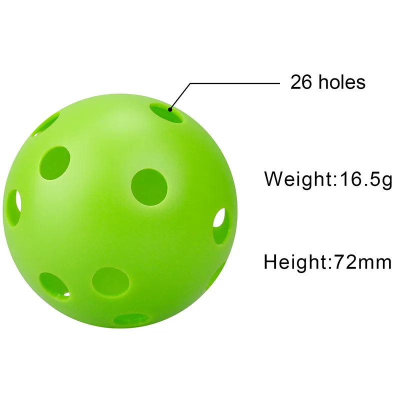 26-Hole TPE Practice Pickleball for Indoor Training – detail view 3