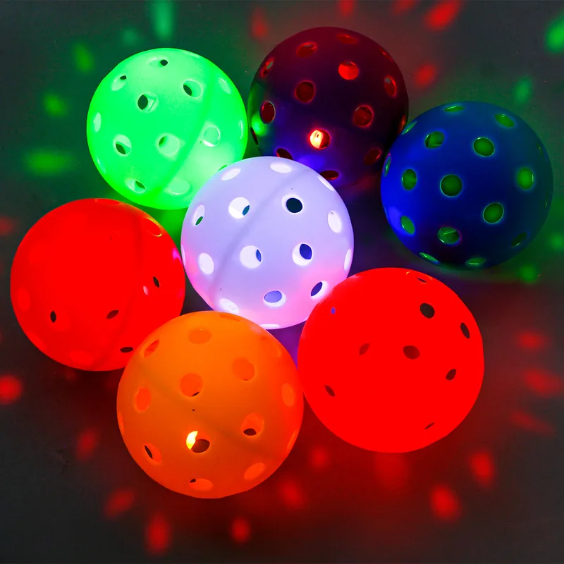 LED Light-Up 40-Hole Pickleball for Night Training – detail view 2