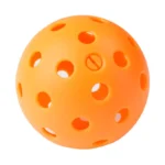 LED light-up 40-hole pickleball on a white background
