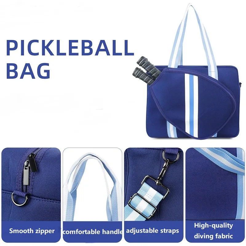 Water-Resistant Multi-Functional Pickleball Paddle Bag – detail view 5