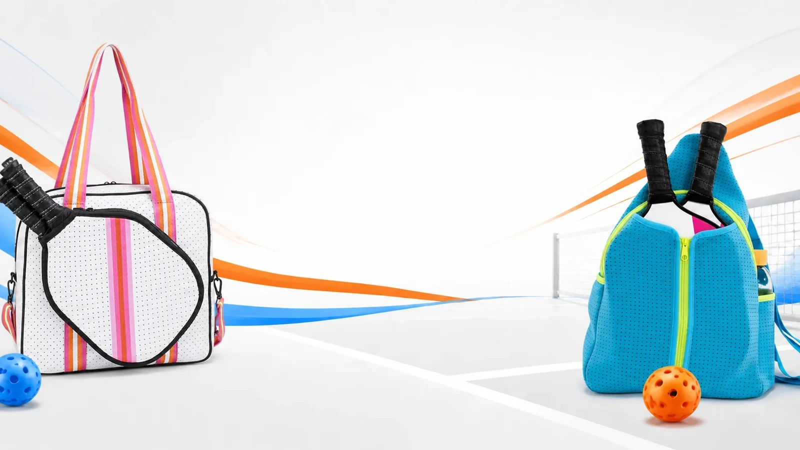 Pickleball paddle bags and accessories