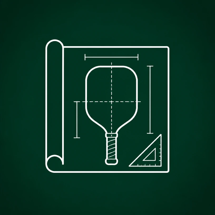 Step 2: Design and Blueprint – paddle technical drawing